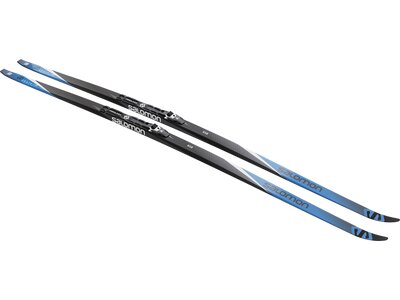 SALOMON Langlauf Ski XC SKI SET RS 8 PM PLK PRO Grau