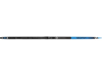 SALOMON Langlauf Ski XC SKI SET RCX eSKIN Hard + SHIIN BDG Grau