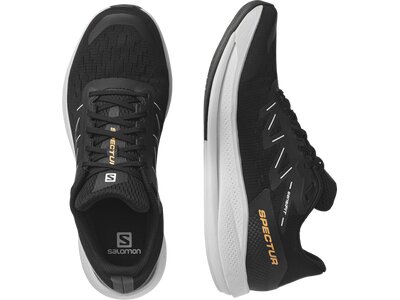 SALOMON Herren Laufschuhe SHOES SPECTUR Black/White/Blazing Orange Schwarz