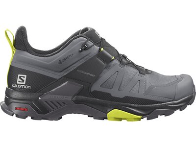 SALOMON Herren Multifunktionsschuhe SHOES X ULTRA 4 GTX QuSh/Black/Evening P Grau