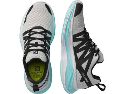 SALOMON Herren Laufschuhe SHOES GLIDE MAX U LunRoc/Black/Tanager T Silber