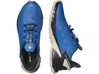 SALOMON Herren Trailrunningschuhe SHOES SUPERCROSS 4 GTX NautBl/Black/Rain Blau