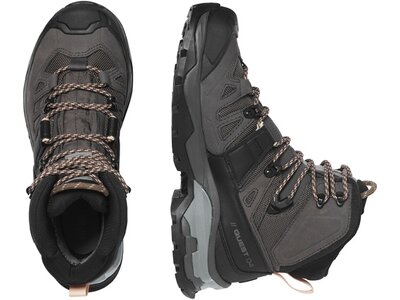 SALOMON Damen Trekkingstiefel SHOES QUEST 4 GTX W Mgnt/Black/Sun Kiss Grau