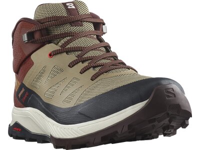 SALOMON Herren Multifunktionsstiefel SHOES OUTRISE MID GTX Safari/Burnt Henna Grau