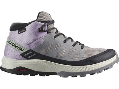 SALOMON Damen Multifunktionsstiefel SHOES OUTRISE MID GTX W Gull/Orchid Bloo Grau