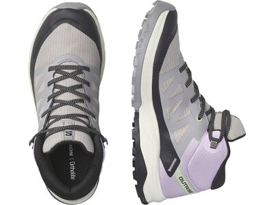 SALOMON Damen Multifunktionsstiefel SHOES OUTRISE MID GTX W Gull/Orchid Bloo Grau