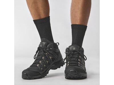 SALOMON Herren Multifunktionsstiefel SHOES X BRAZE MID GTX Black/Phantm/Vinkh Schwarz