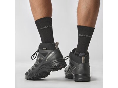 SALOMON Herren Multifunktionsstiefel SHOES X BRAZE MID GTX Black/Phantm/Vinkh Schwarz
