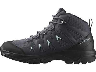SALOMON Damen Multifunktionsstiefel SHOES X BRAZE MID GTX W Ebony/India Ink Schwarz