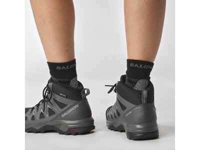 SALOMON Damen Multifunktionsstiefel SHOES X BRAZE MID GTX W Black/Mgnt/Hazel Schwarz