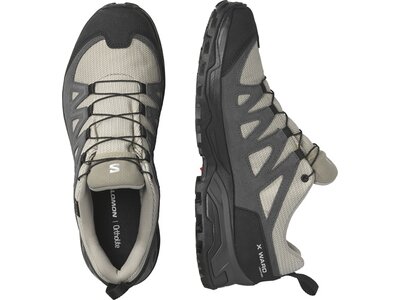 SALOMON Herren Multifunktionsschuhe SHOES X WARD LEATHER GTX Vinkha/Black/Pe Grau