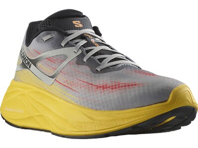 SALOMON Herren Laufschuhe SHOES AERO GLIDE Ghost Gray/Lemon/Black Braun