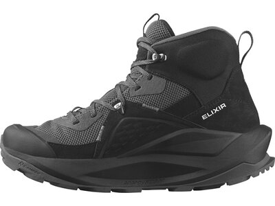 SALOMON Herren Multifunktionsstiefel SHOES ELIXIR MID GTX Black/Magnet/QuSh Grau