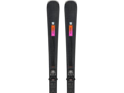 SALOMON Damen All-Mountain Ski E S/MAX N°10 XT + M10 GW Schwarz