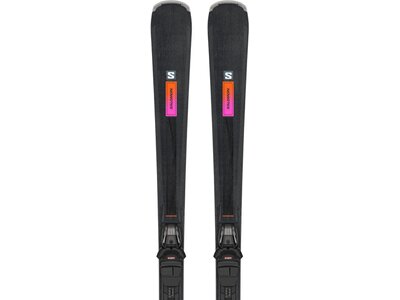 SALOMON Damen All-Mountain Ski E S/MAX N°10 XT + M10 GW Schwarz