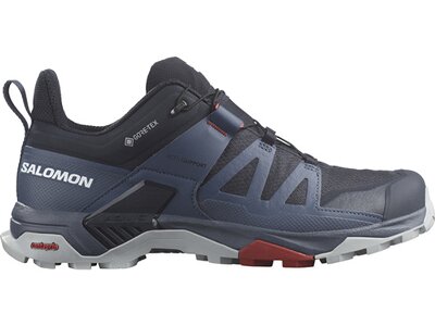 SALOMON Herren Multifunktionsschuhe SHOES X ULTRA 4 GTX Carbon/Bersea/Prlblu Grau