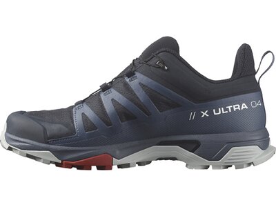 SALOMON Herren Multifunktionsschuhe SHOES X ULTRA 4 GTX Carbon/Bersea/Prlblu Grau