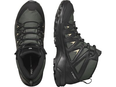 SALOMON Herren Multifunktionsstiefel SHOES X BRAZE MID GTX Ubnchi/Black/Slagr Grün