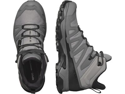 SALOMON Herren Multifunktionsstiefel SHOES X ULTRA 4 MID GTX Shskin/QuSh/Blac Grau