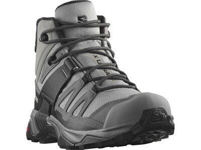SALOMON Herren Multifunktionsstiefel SHOES X ULTRA 4 MID GTX Shskin/QuSh/Blac Grau