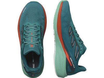 SALOMON Herren Laufschuhe SHOES AERO BLAZE 2 Lake/Chert/Electg Grün