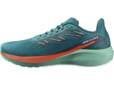 SALOMON Herren Laufschuhe SHOES AERO BLAZE 2 Lake/Chert/Electg Grün