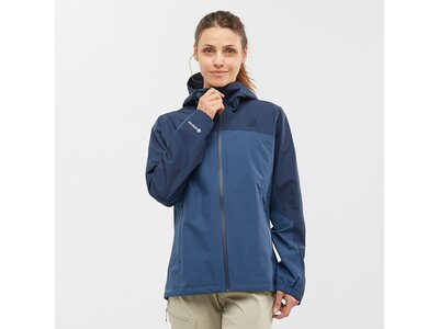 SALOMON Damen Funktionsjacke OUTLINE GTX? 2.5L JKT W MOOD INDIGO/DARK Blau