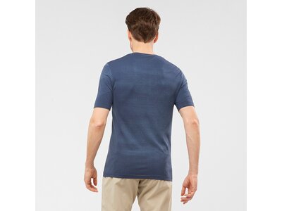 SALOMON Herren Shirt ESSENTIAL SEAMLESS SS T M DARK DENIM/Hea Grau