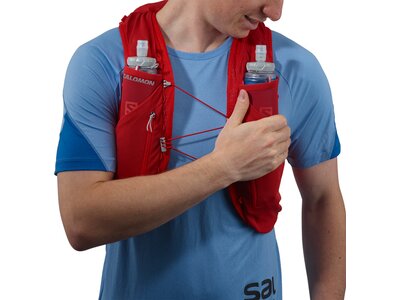SALOMON Rucksack ADV SKIN 12 SET GOJI BERRY/EBONY Rot