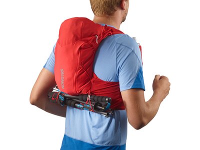 SALOMON Rucksack ADV SKIN 12 SET GOJI BERRY/EBONY Rot