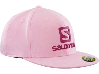 SALOMON Herren CAP LOGO CAP FLEXFIT? LILAC SACHET Rot