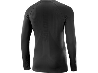 SALOMON Herren SENSE LS TEE M DEEP BLACK Schwarz