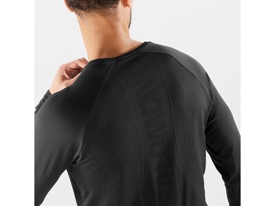 SALOMON Herren SENSE LS TEE M DEEP BLACK Schwarz