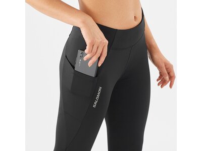 SALOMON Damen CROSS RUN 28'' TIGHT W DEEP BLACK Schwarz