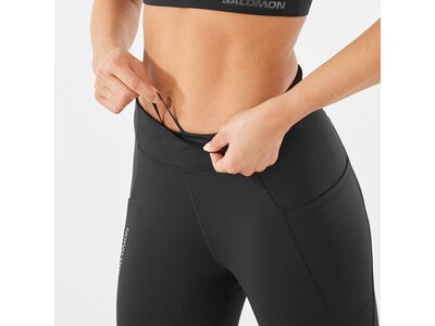 SALOMON Damen CROSS RUN 28'' TIGHT W DEEP BLACK Schwarz