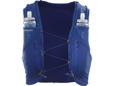 SALOMON Rucksack ADV SKIN 12 with flasks Surf The Web Blau