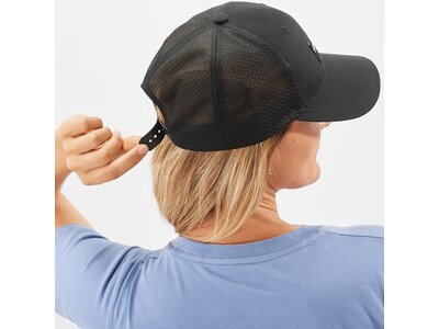 SALOMON Herren CAP TRUCKER CURVED CAP DEEP BLACK/DEEP B Schwarz