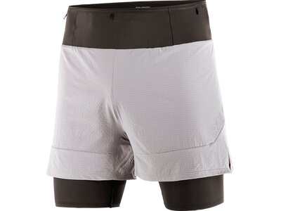 SALOMON Herren Shorts SENSE 2IN1 SHORTS M Frost Gray Silber