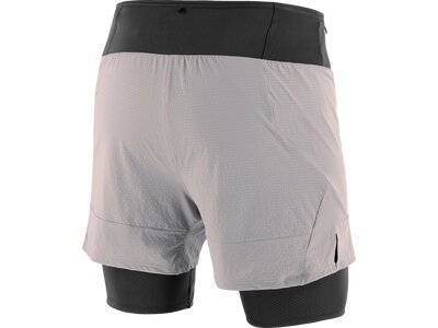 SALOMON Herren Shorts SENSE 2IN1 SHORTS M Frost Gray Silber