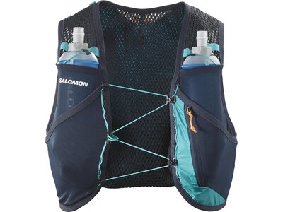 SALOMON Rucksack ACTIVE SKIN 4 SET Tahitian Tide/CARBON/P Blau
