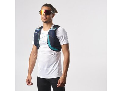 SALOMON Rucksack ACTIVE SKIN 4 SET Tahitian Tide/CARBON/P Blau