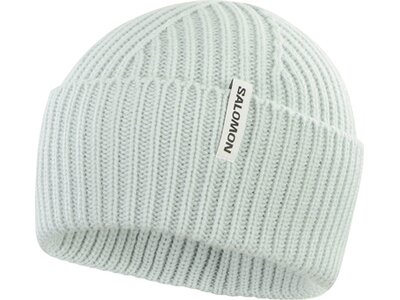 SALOMON Herren Mütze SNOWBIRD BEANIE U MISTY BLUE Grau