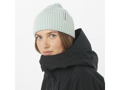 SALOMON Herren Mütze SNOWBIRD BEANIE U MISTY BLUE Grau
