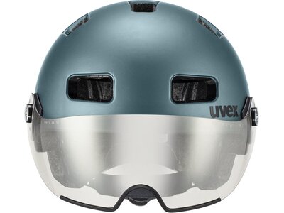 UVEX Herren Helm rush visor Blau