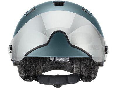 UVEX Herren Helm rush visor Blau