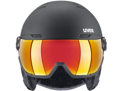 UVEX Herren Helm wanted visor Schwarz
