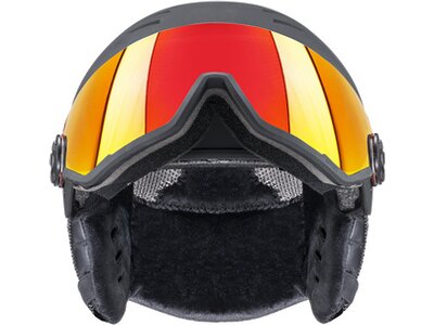 UVEX Herren Helm wanted visor Schwarz