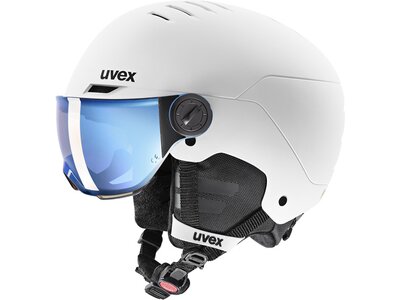 UVEX Kinder Helm rocket jr visor Schwarz