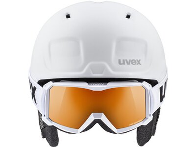 UVEX Kinder Helm heyya pro set Weiß