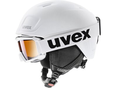 UVEX Kinder Helm heyya pro set Weiß